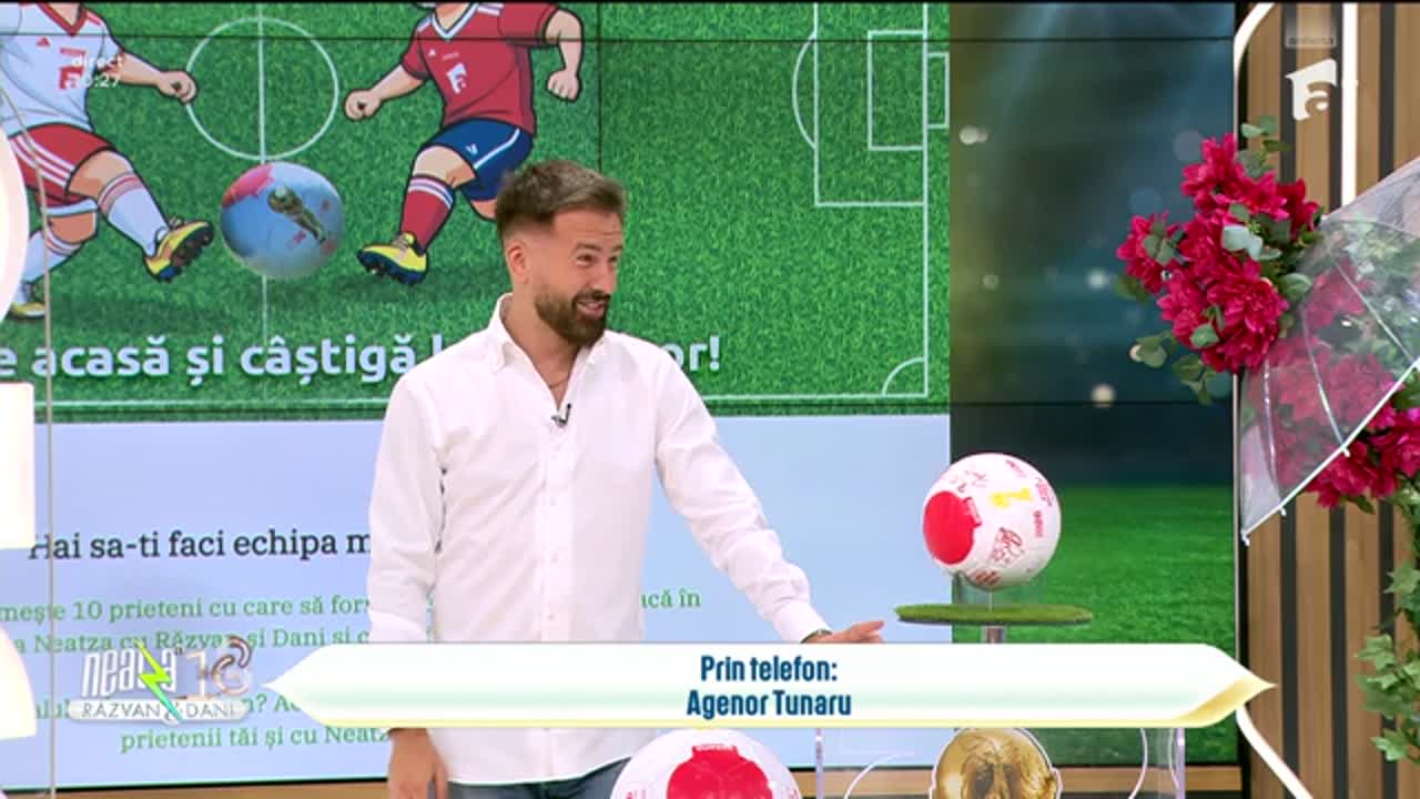 Super Neatza. Provocarea FIFA "Echipa Mondială"! Ce a c&acirc;știgat Agenor Tunaru