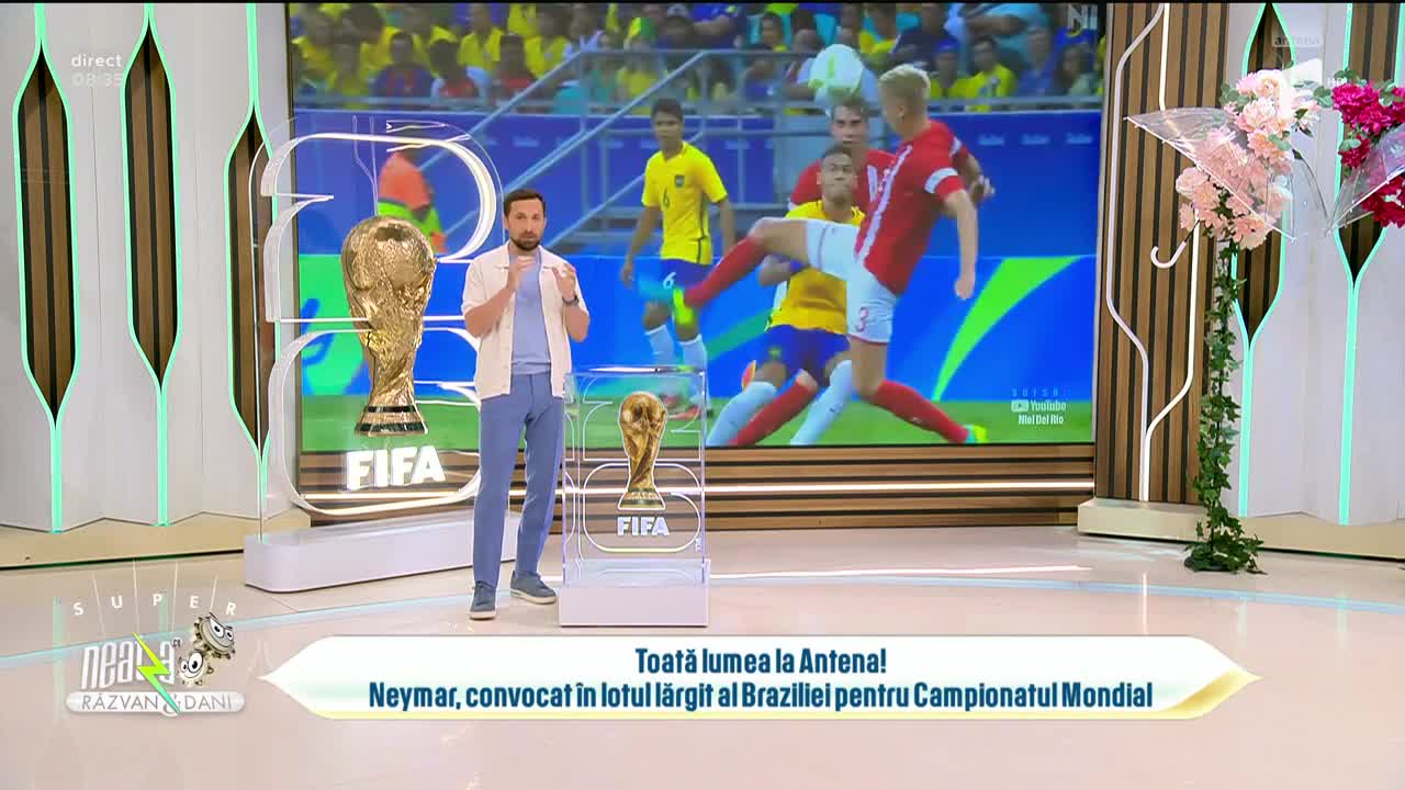 Super Neatza. World Cup News 2026. Neymar, convocat &icirc;n lotul l&auml;rgit al Braziliei pentru Campionatul Mondial