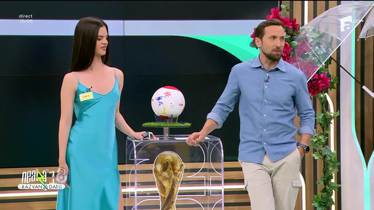 Super Neatza. Competiția "Miss Mondial: Fotbal pe tocuri": , Sara Maria Gheorghe și Alexandra Maria Șerban se duelează pentru un loc &icirc;n marea finală