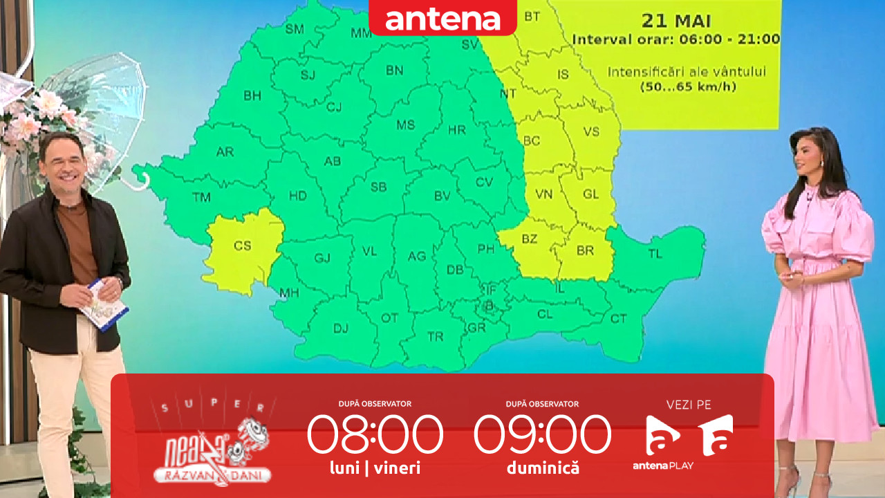 Super Neatza. Prognoza meteo cu Ramona Olaru: Temperaturi crescute, &icirc;n normalul perioadei!