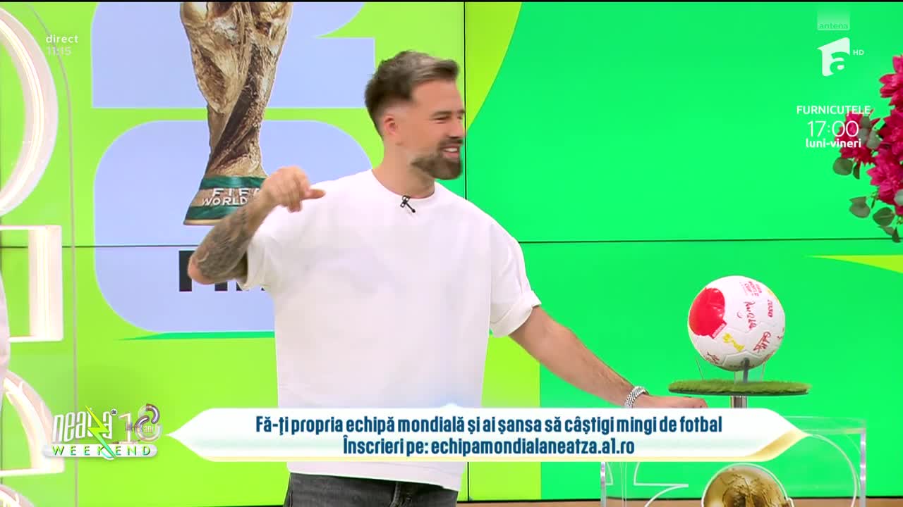 Super Neatza. Provocarea FIFA "Echipa Mondială"! Ce a c&acirc;știgat Cosmin Coc&icirc;rlă