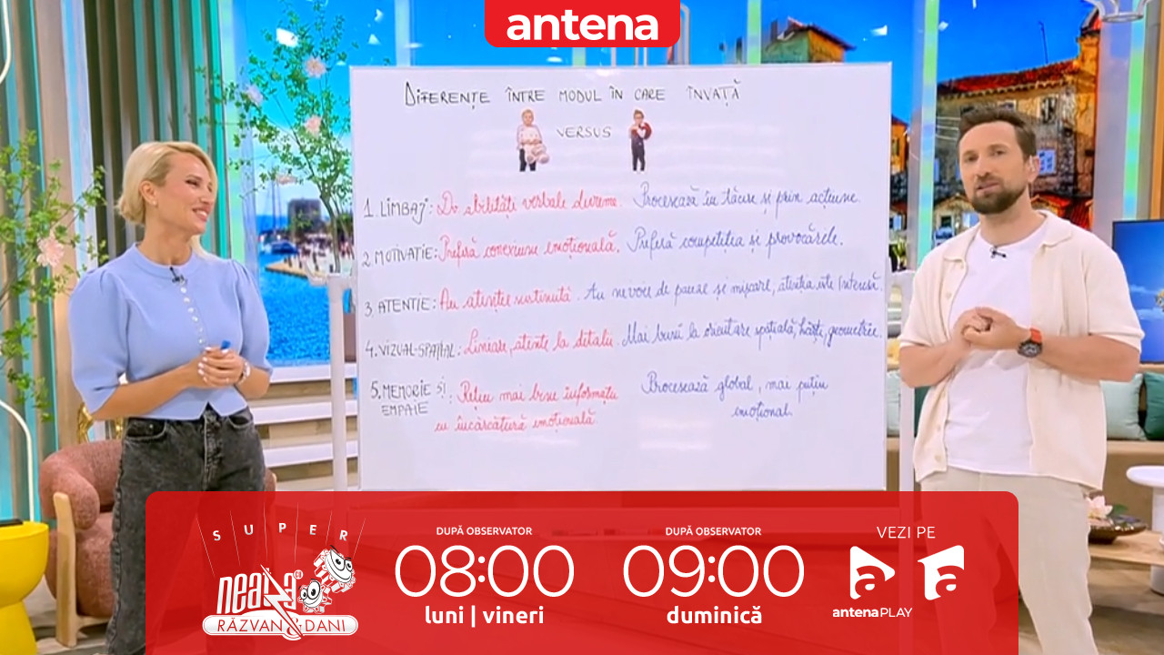 Super Neatza. De ce băieții &icirc;nvață diferit față de fete. Explicațiile specialiștilor