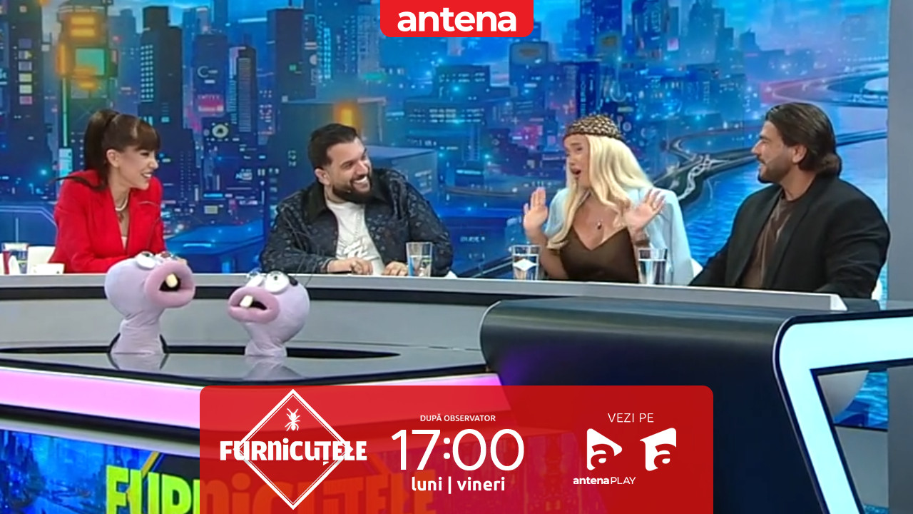 Furnicuțele 2026. Anda Adam și soțul ei, surpriză pentru Tzancă Uraganu &icirc;n platou!