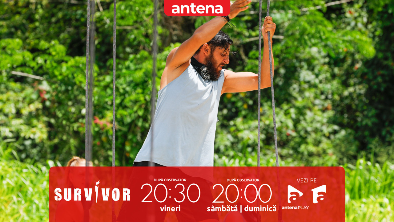 Survivor Rom&acirc;nia 2026. Jocul de recompensă a &icirc;nceput &icirc;n forță! Echipa lui Lucian Popa conduce pe traseu cu scorul de 4-3