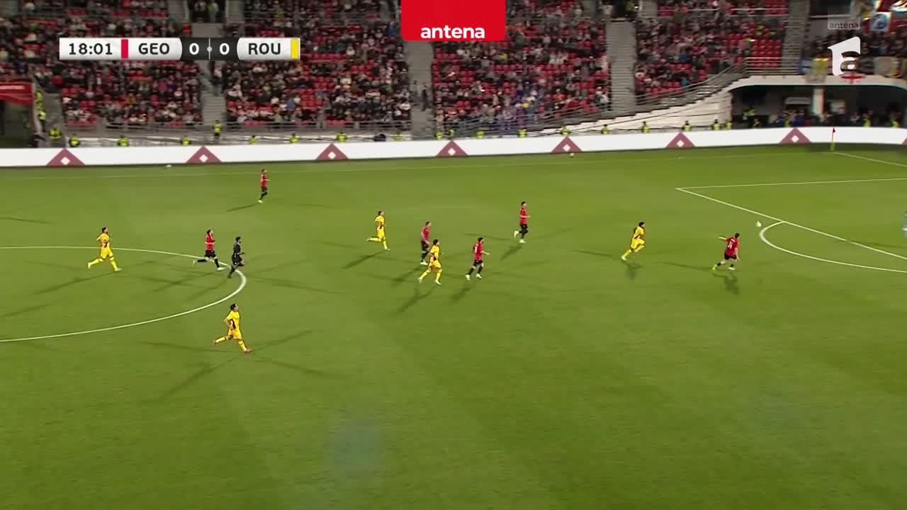 Ocazie Ianis Hagi, min 7 | Georgia - România