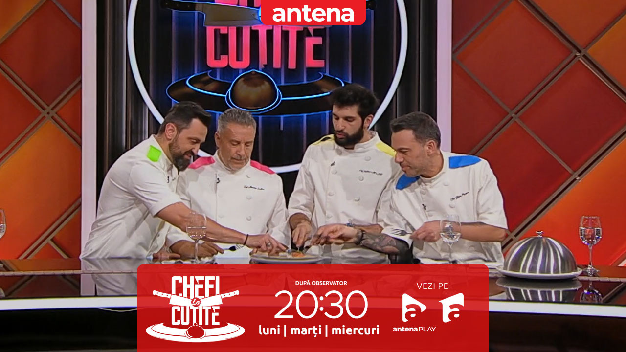 Chefi la cuțite - Viitorul are gust. Degustarea probei individuale. Chef Orlando Zaharia: &bdquo;Un nivel foarte ridicat&rdquo;