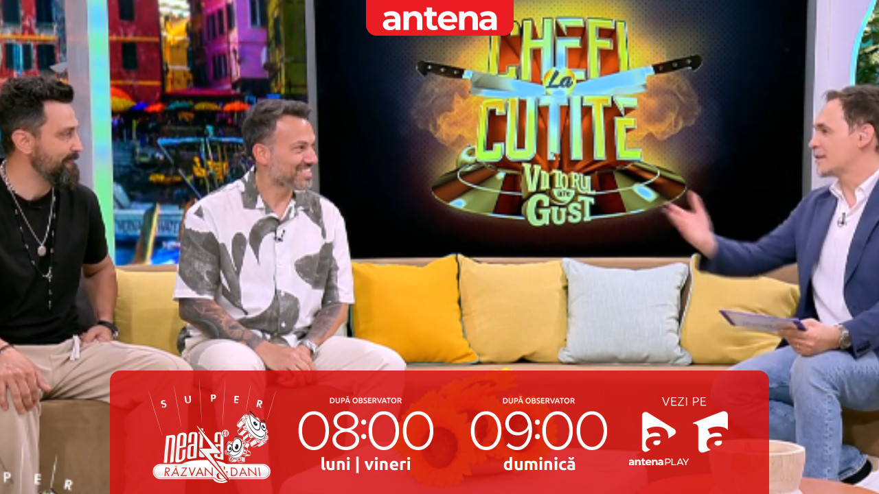 Super Neatza. Orlando Zaharia și Ștefan Popescu, povești din mini-sezonul Chefi la cuțite-Viitorul are gust