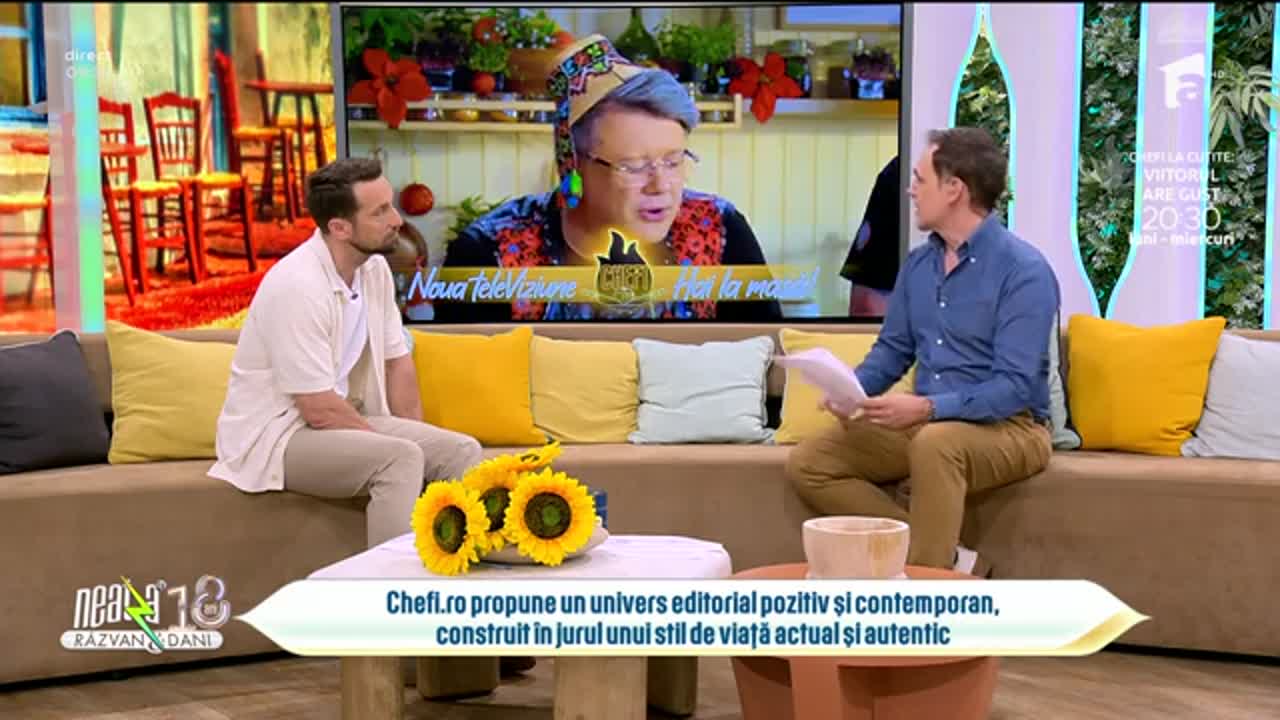 Super Neatza. Antena lansează Chefi.ro, televiziunea care aduce toți rom&acirc;nii la masă