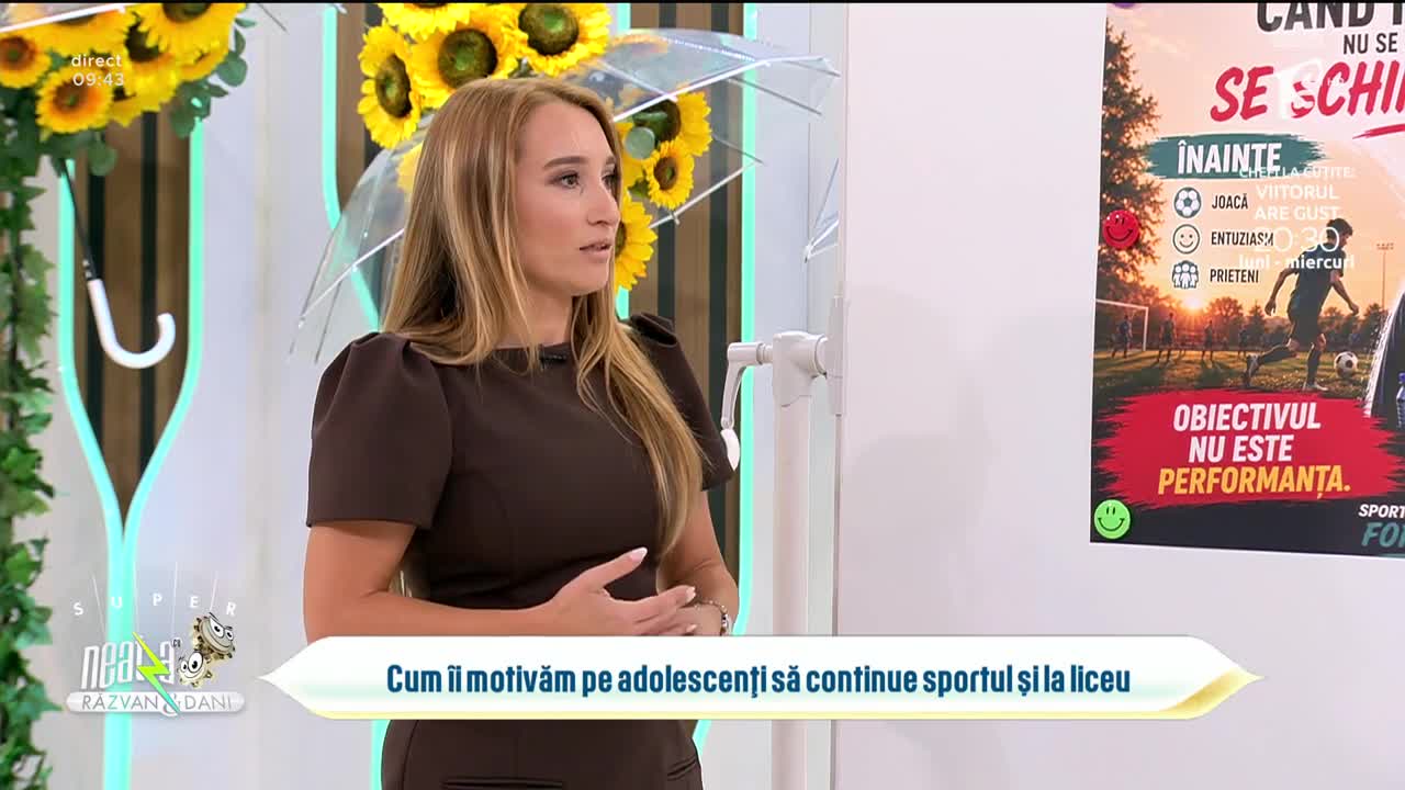Super Neatza. Cum il motivăm pe adolescenţi să continue sportul şi la liceu