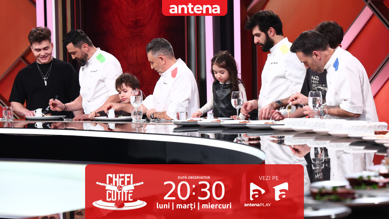 Semifinala Chefi la cuțite - Viitorul are gust. Copiii chefilor au venit să-și ajute părinții la jurizat! Carlotta Abou Zaki i-a topit pe toți