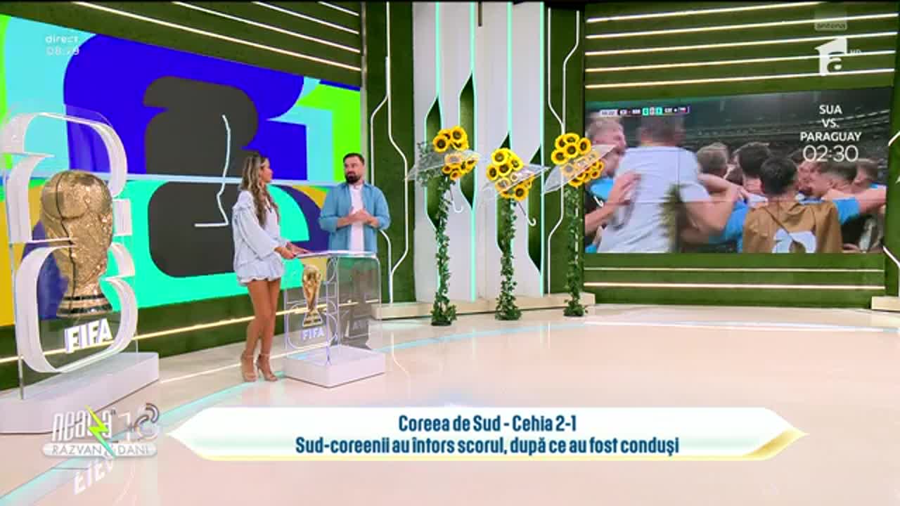 Super Neatza. Toată lumea la Antena! Mexic-Africa de Sud 2-0, Coreea de Sud-Cehia 2-1