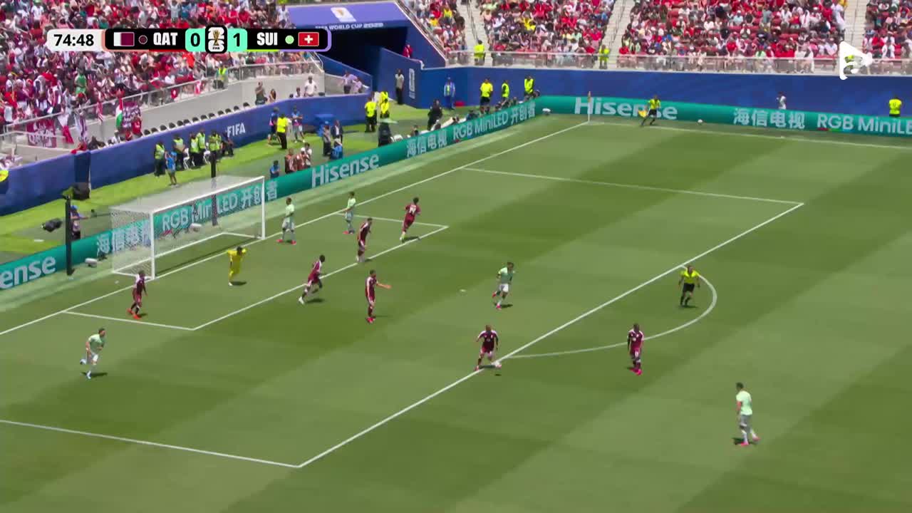 Ruben Vargas șutează periculos, însă portarul intervine excelent | Qatar - Elveția