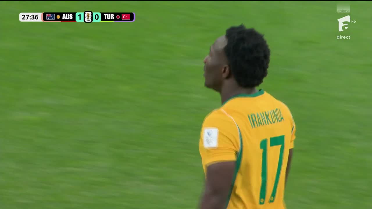 Irankunda 1-0 | Australia - Turcia