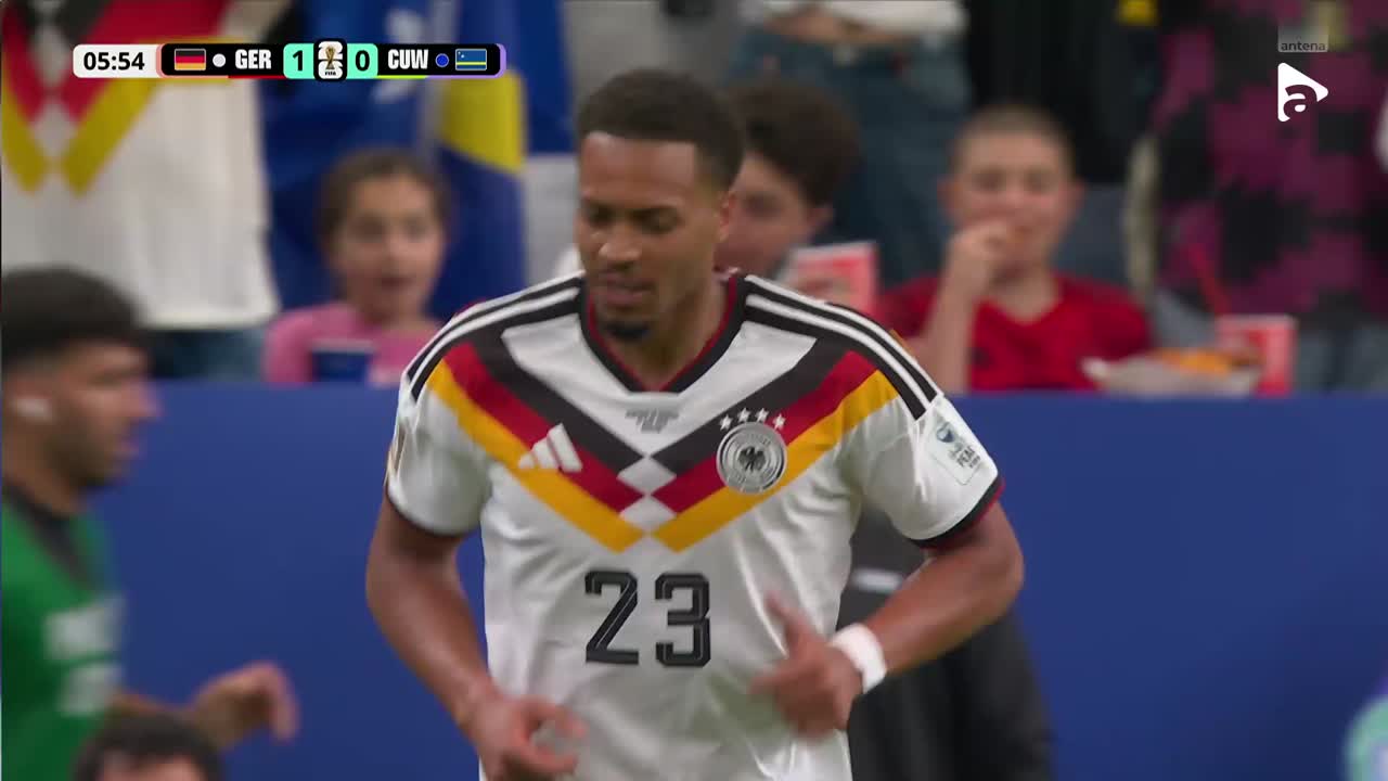 Felix Nmecha a înscris cu șut cu efect | Germania - Curacao