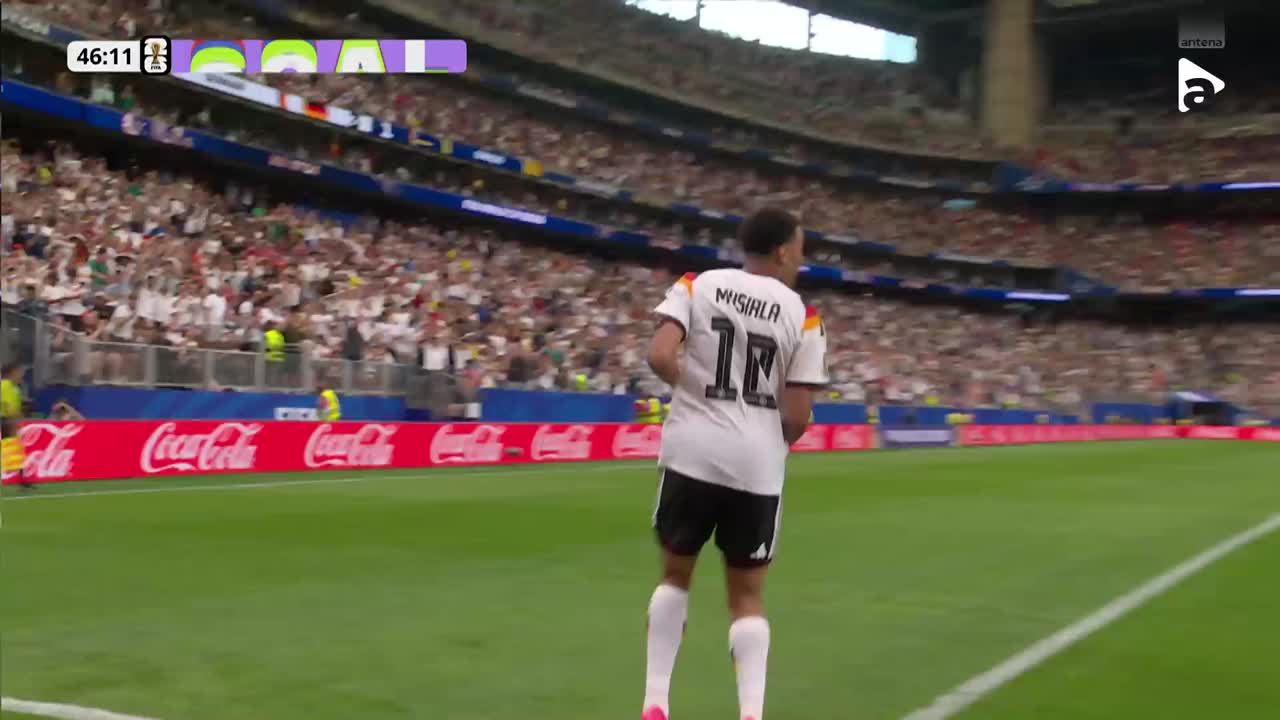 Jamal Musiala înscrie pentru 4-1 | Germania - Curacao