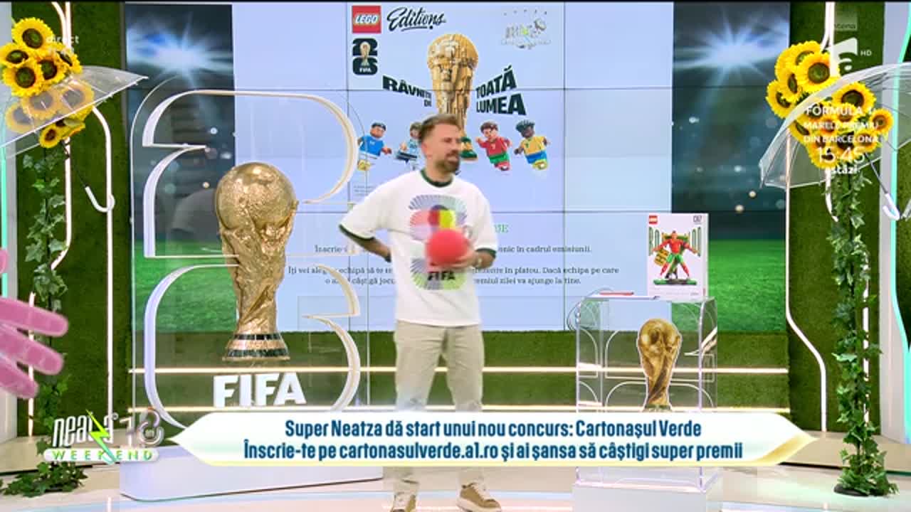Neatza de Weekend. Concursul &bdquo;Cartonașul Verde&rdquo;. Ce a c&acirc;știgat Alexandra Fuioaga