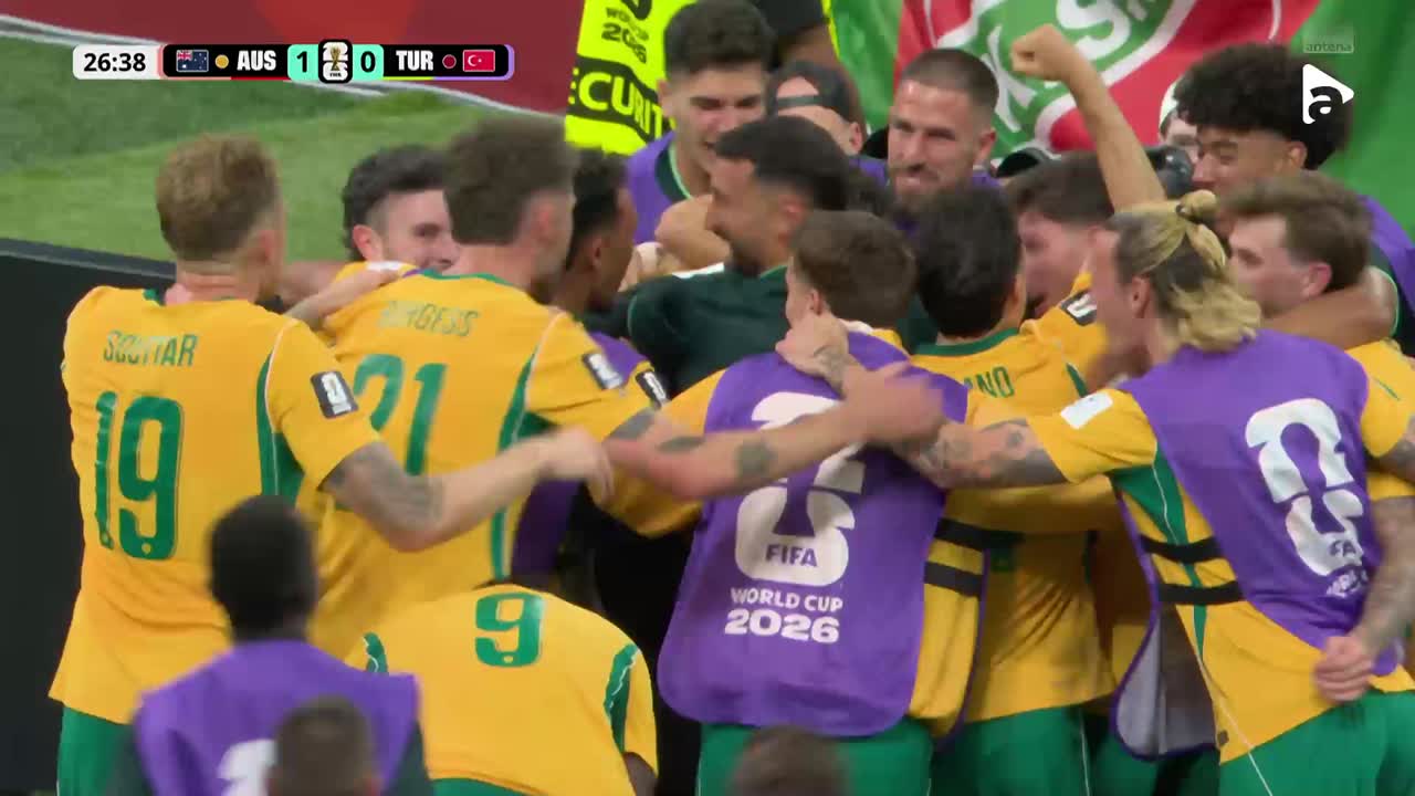 Irankunda înscrie în urma unui contraatac | Australia - Turcia