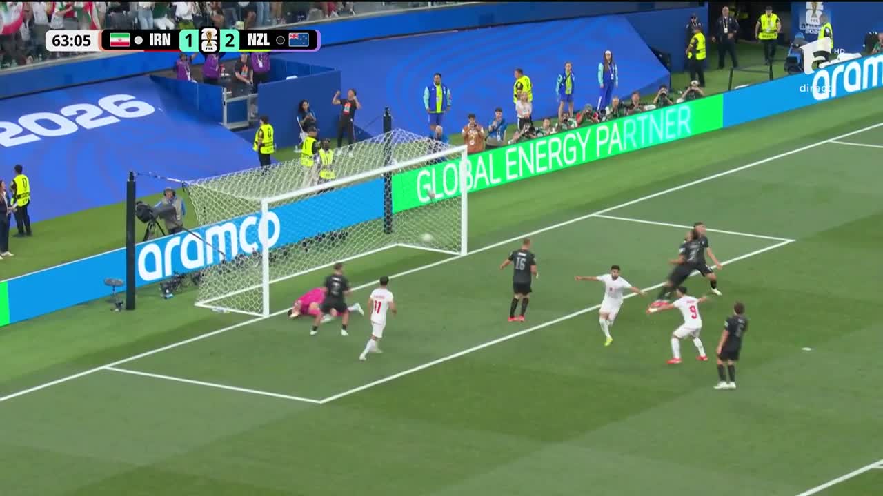 Mohammad Mohebi 2-2 | Iran - Noua Zeelandă