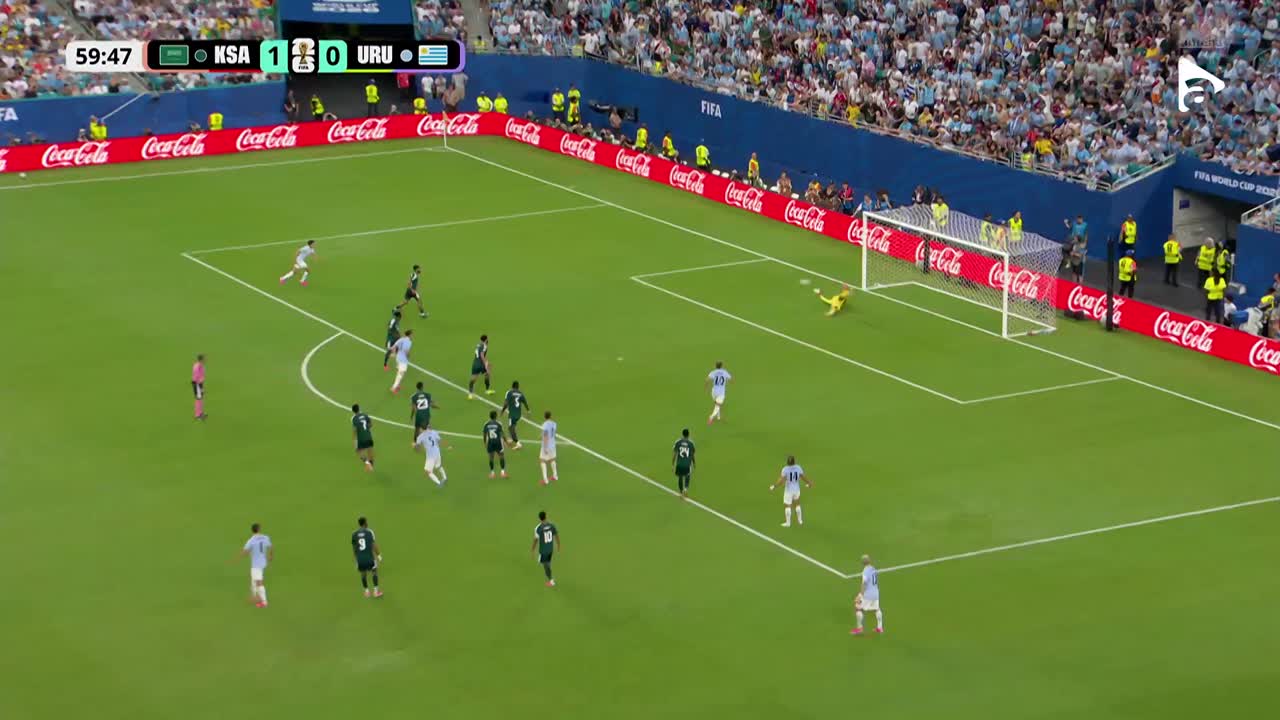 Arabia Saudită - Uruguay: 1-1 | Rezumat
