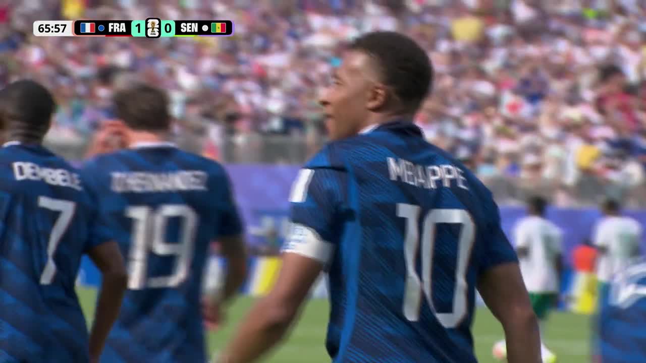 Kylian Mbappe deschide scorul &icirc;n minutul 66 | Franța - Senegal