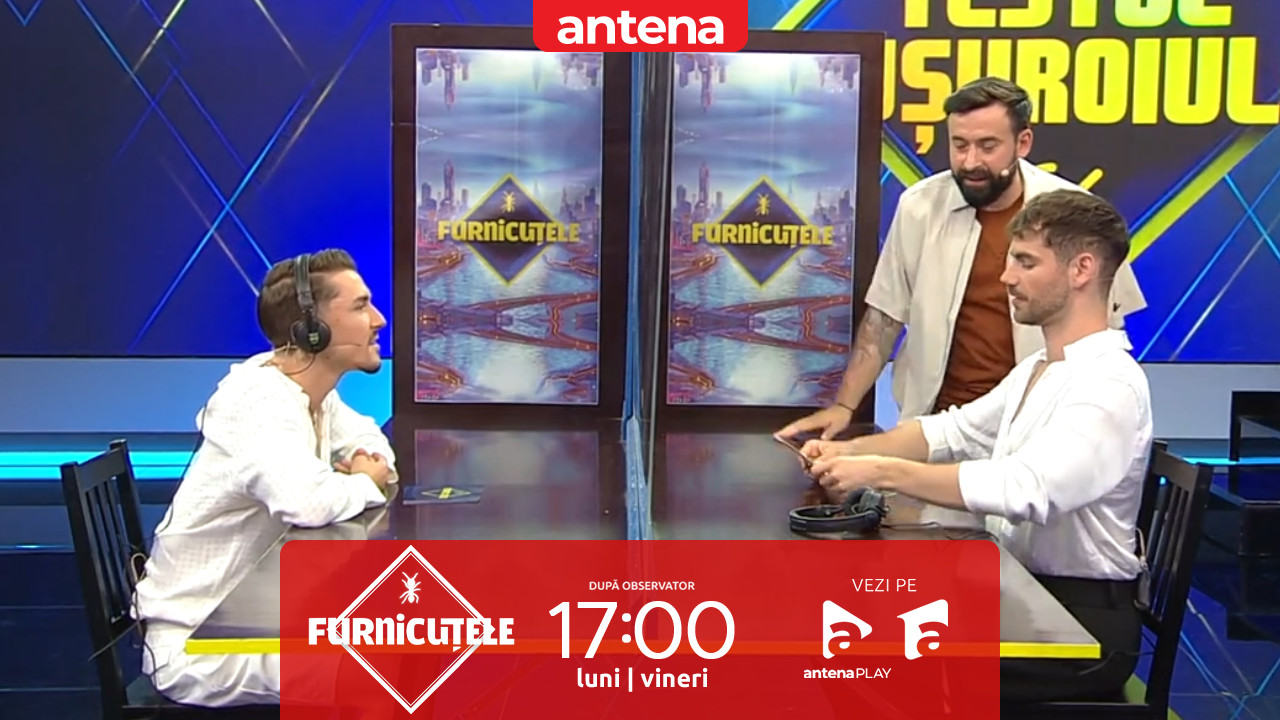 Furnicuțele 2026. Muzica &icirc;n căști și mesaje de descifrat! Emil și Alejandro acceptă o provocare inedită