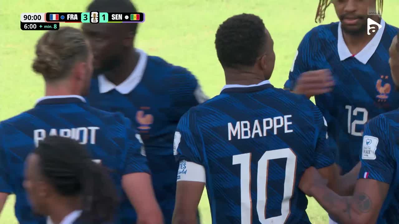 Kylian Mbappe realizează ”dubla” | Franța - Senegal
