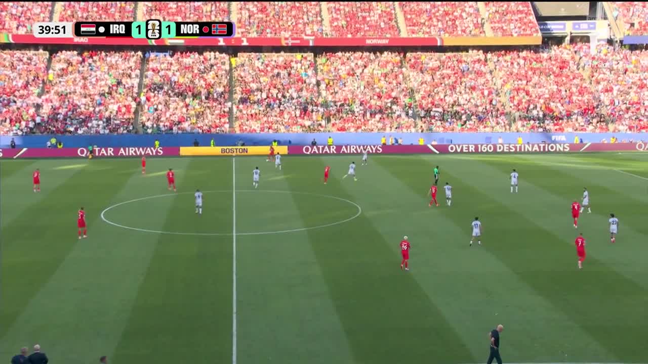 Aymen Hussein 1-1 | Irak - Norvegia