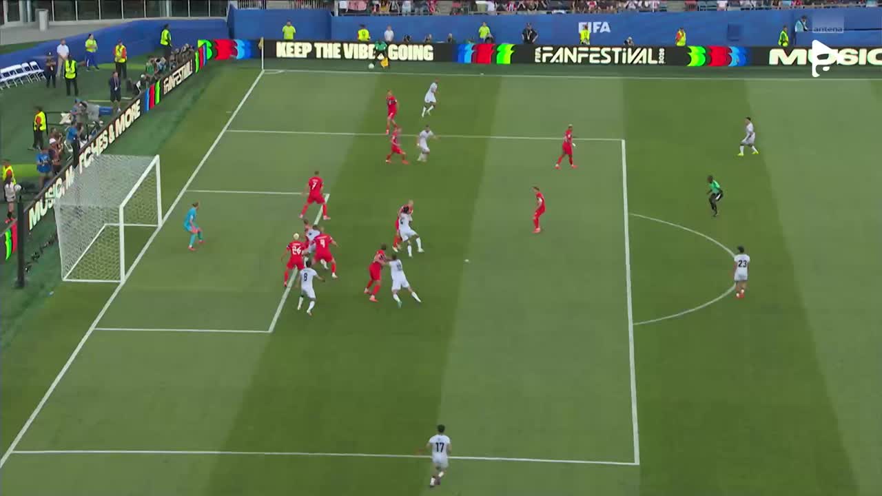 Șutul din întoarcere al lui Hashem a creat iluzia unui gol | Irak - Norvegia
