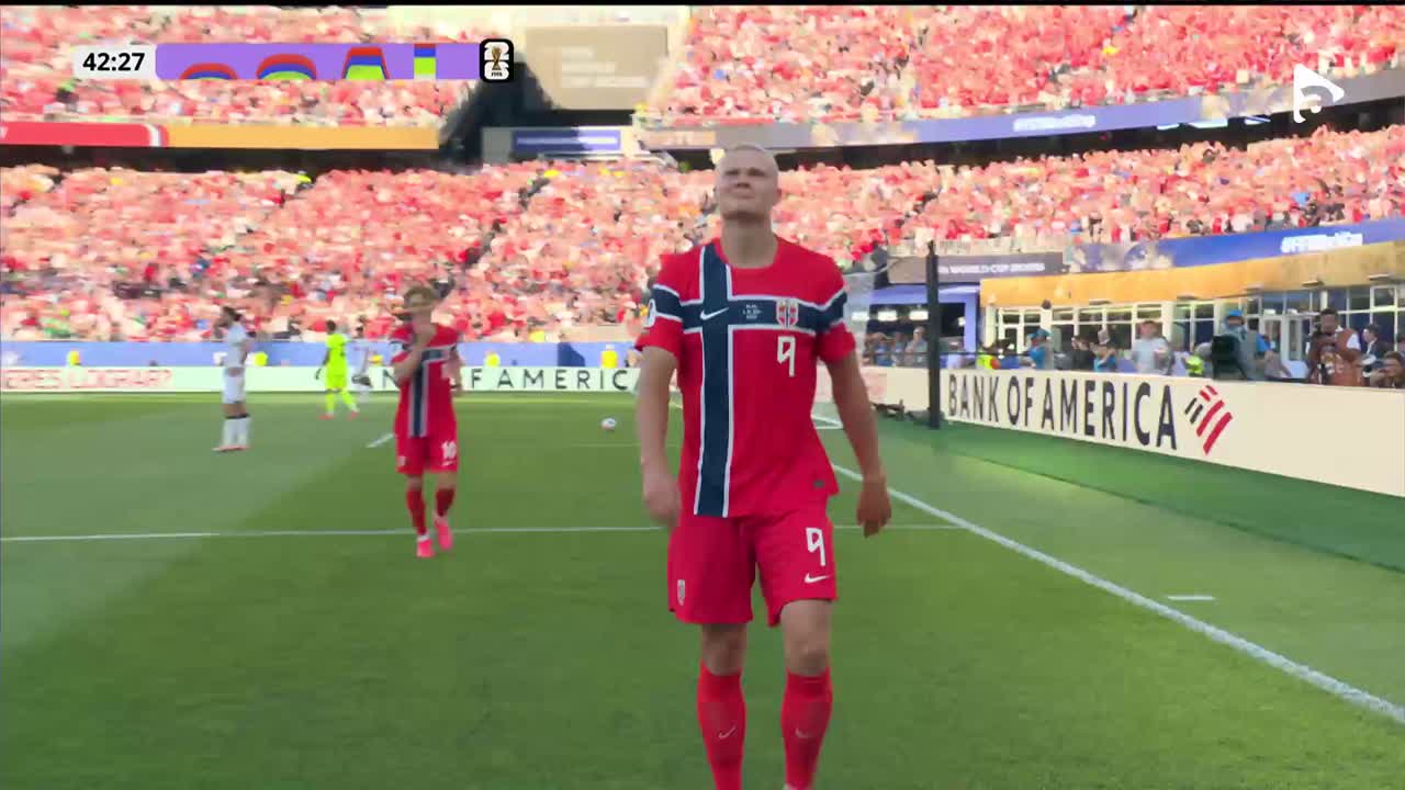 Erling Haaland face dubla după o eroare gravă în defensivă | Irak - Norvegia