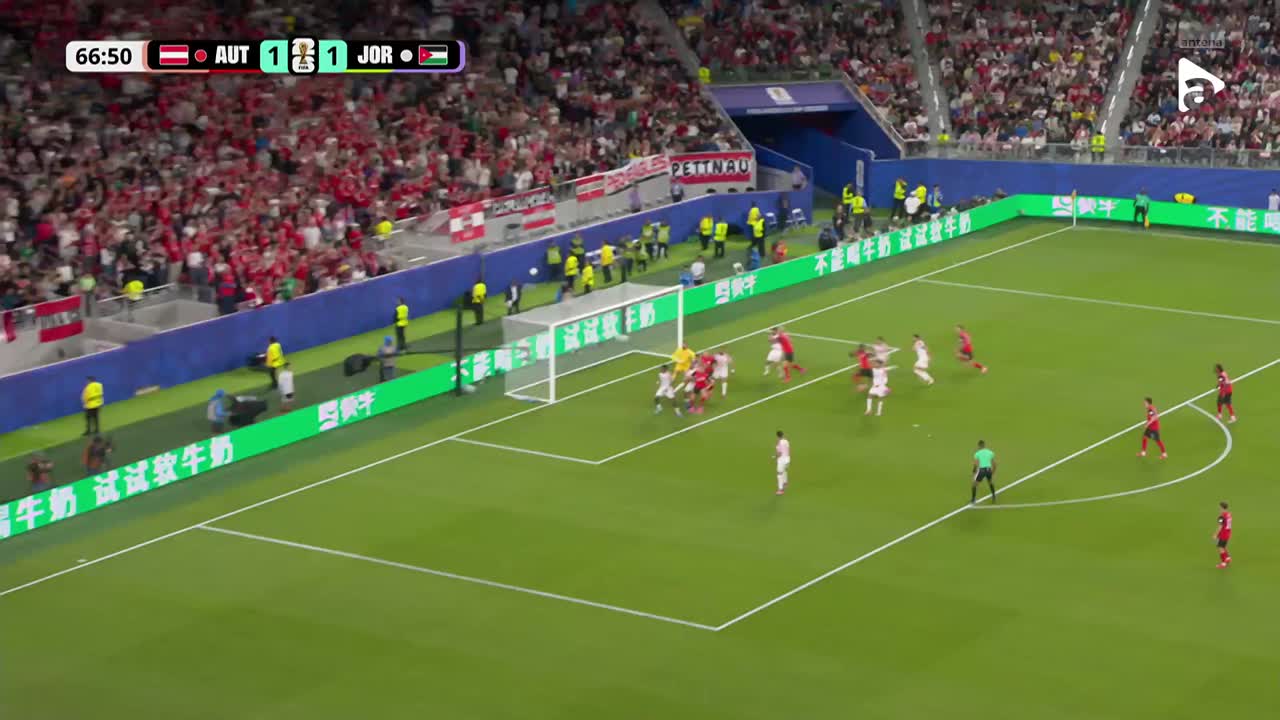 Arnautovic înscrie, dar golul este anulat pentru henț la Posch | Austria - Iordania