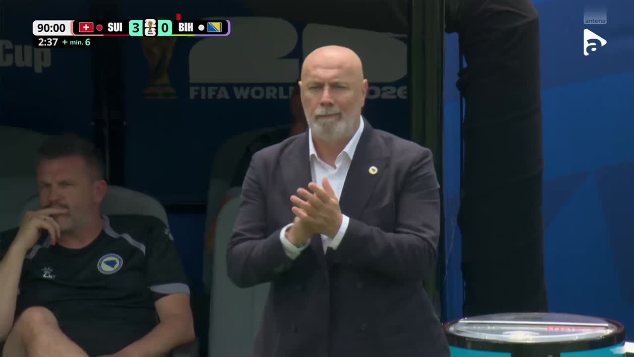 Gool Bosnia! Ermin Mahmic reduce diferența cu o execuție superbă | Elveția - Bosnia