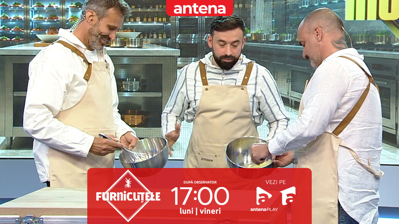Furnicuțele 2026. Provocare cu ouă pentru chef Samuel și chef Nicolai Tand. Cine a c&acirc;știgat