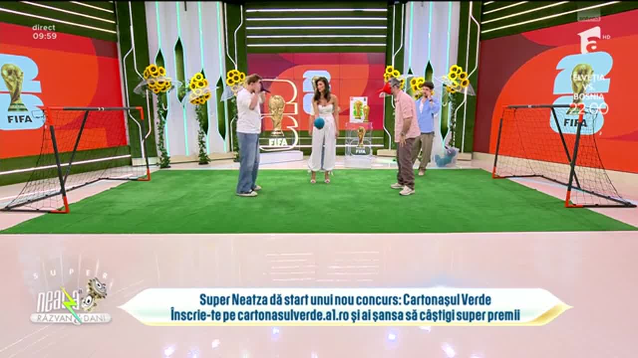 Super Neatza. Concursul FIFA &bdquo;Cartonașul Verde&rdquo;. Claudiu Balmus, c&acirc;știgătorul zilei