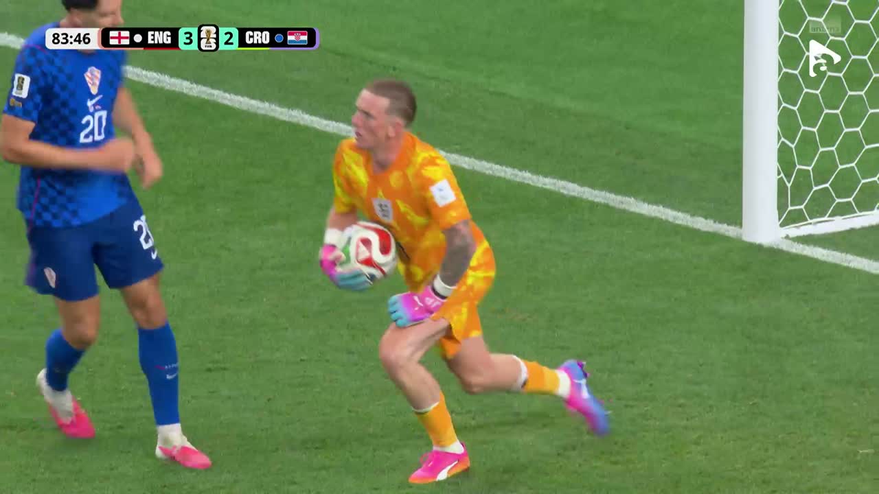 Mateo Kovacic trage slab, Jordan Pickford reține fără emoții! | Anglia - Croația