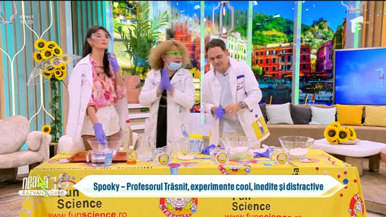 Super Neatza. Patru super experimente cu apă. Demonstrație spectaculoasă realizată de Profesorul Trăsnit