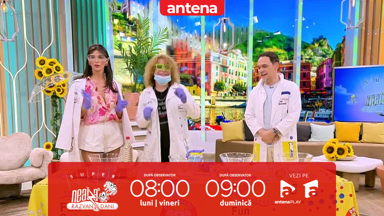 Super Neatza. Patru super experimente cu apă. Demonstrație spectaculoasă realizată de Profesorul Trăsnit