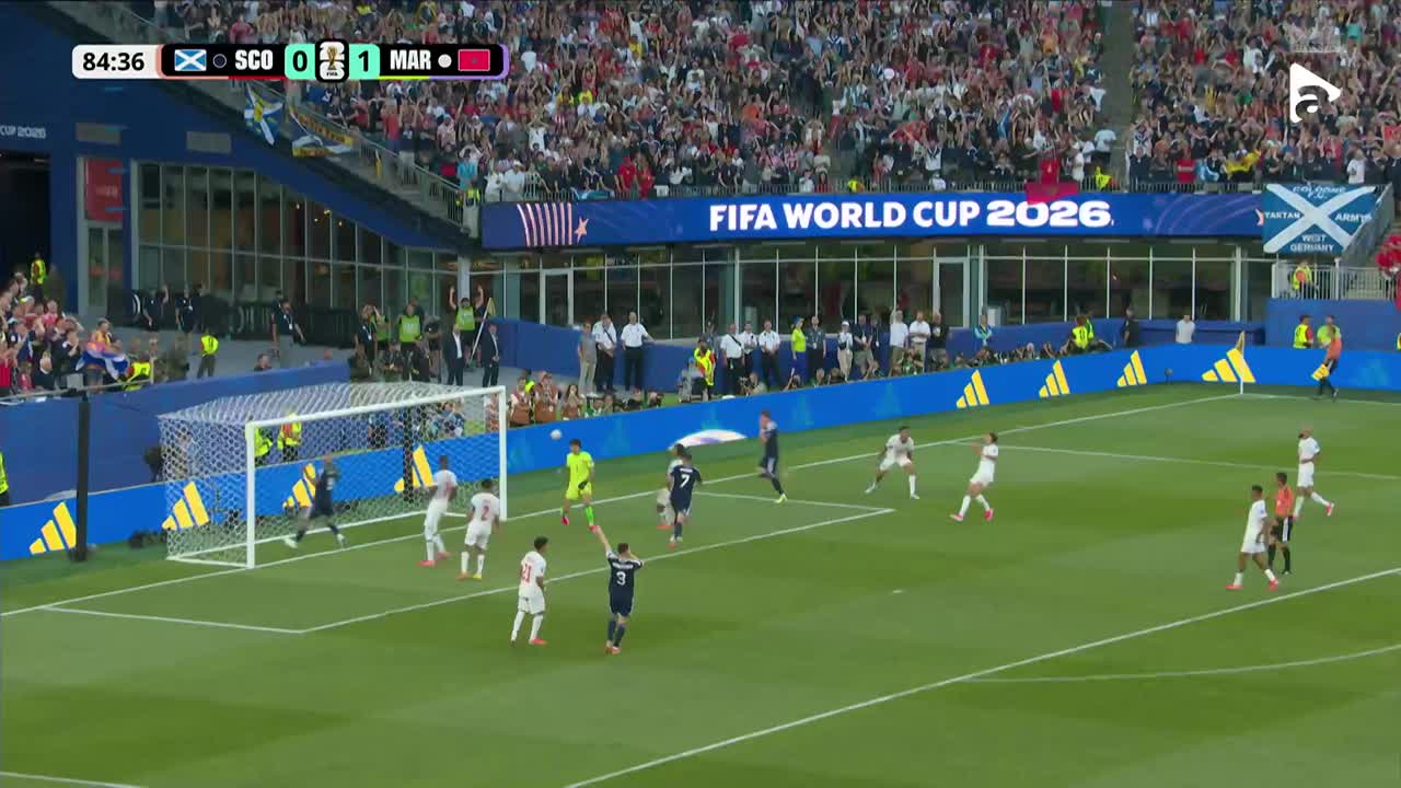 McTominay a șutat puternic în plasa laterală | Scoția - Maroc