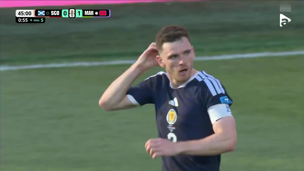 McGinn ratează voleul de la câțiva metri | Scoția - Maroc