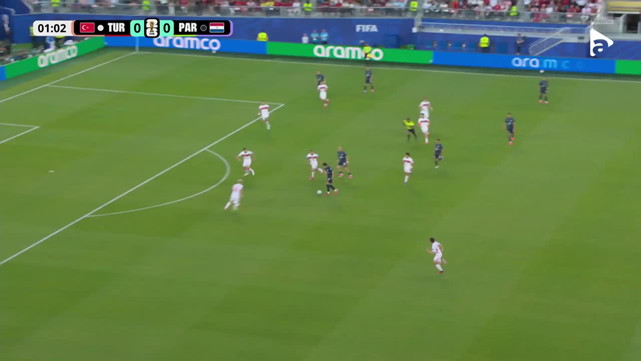 Matias Galarza marchează spectaculos de la distanță cu piciorul stâng | Turcia - Paraguay
