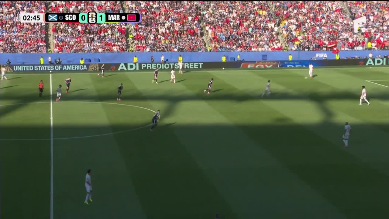 Ismael Saibari 0-1 | Scoția - Maroc