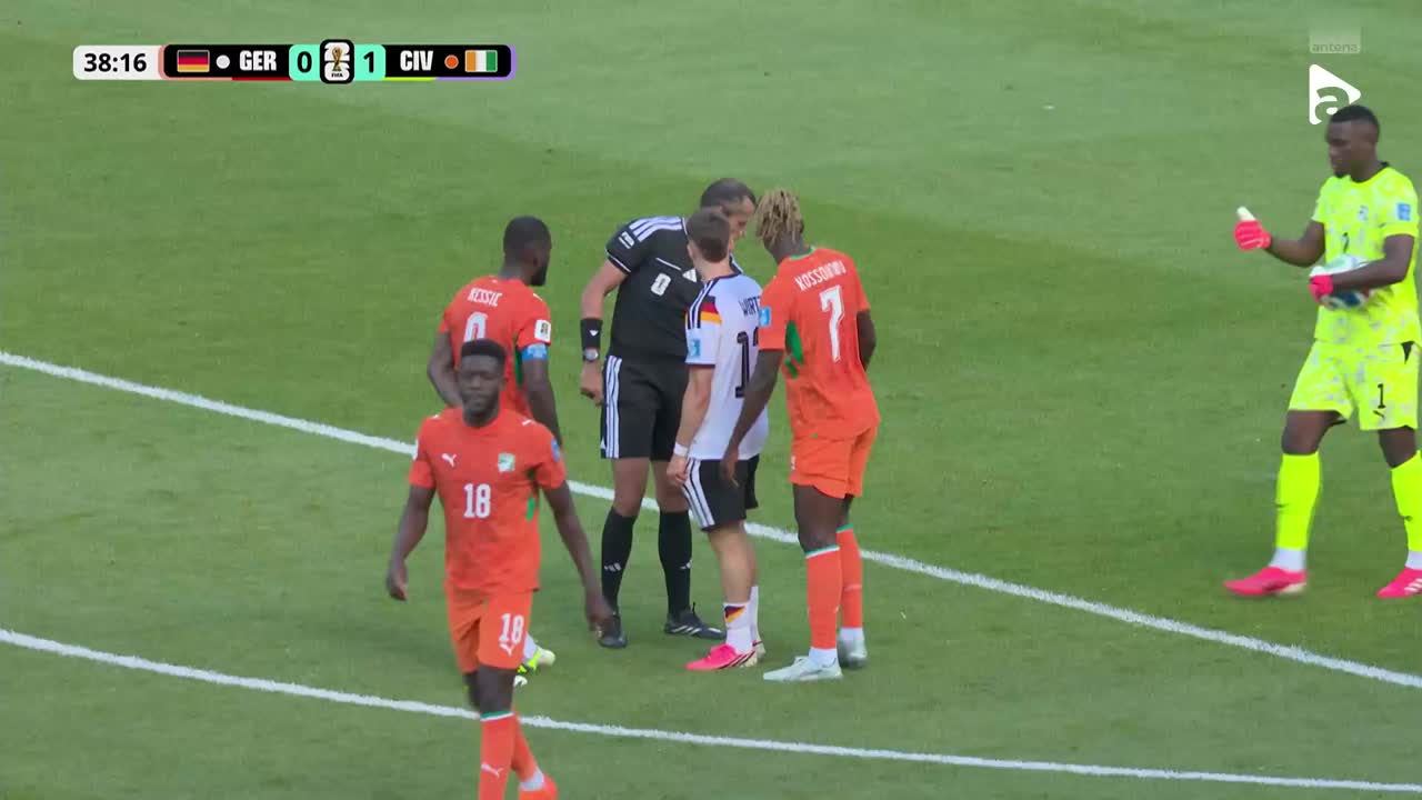 Golul lui Havertz nu este validat din cauza unui fault | Germania - Coasta de Fildeș