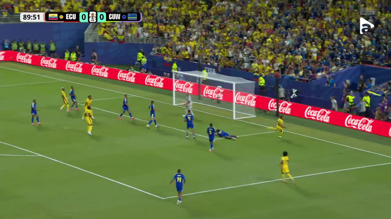Acțiune bună a lui Gonzalo Plata, dar șutul lasă de dorit | Ecuador - Curacao
