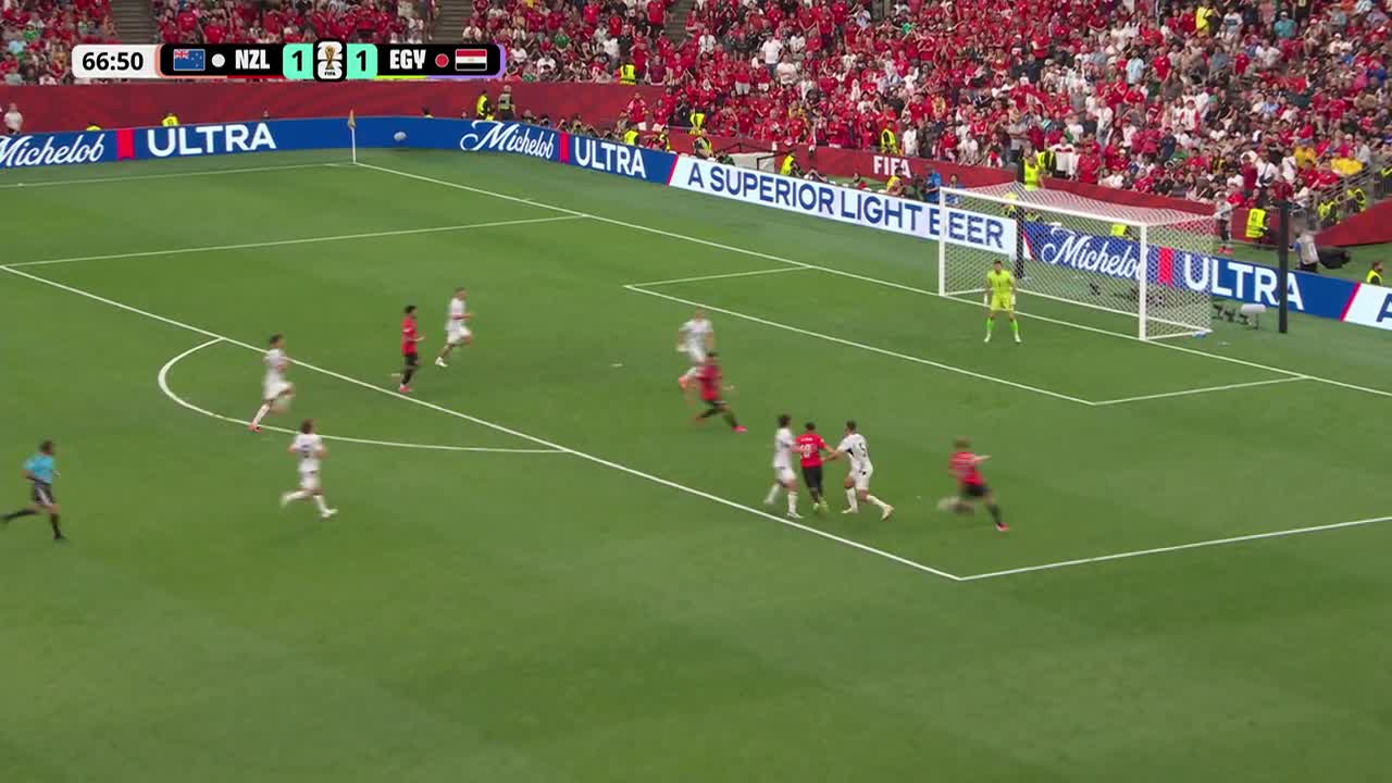 Gol pentru Mohamed Salah, venit pe contraatac (min.68) | Noua Zeelandă - Egipt