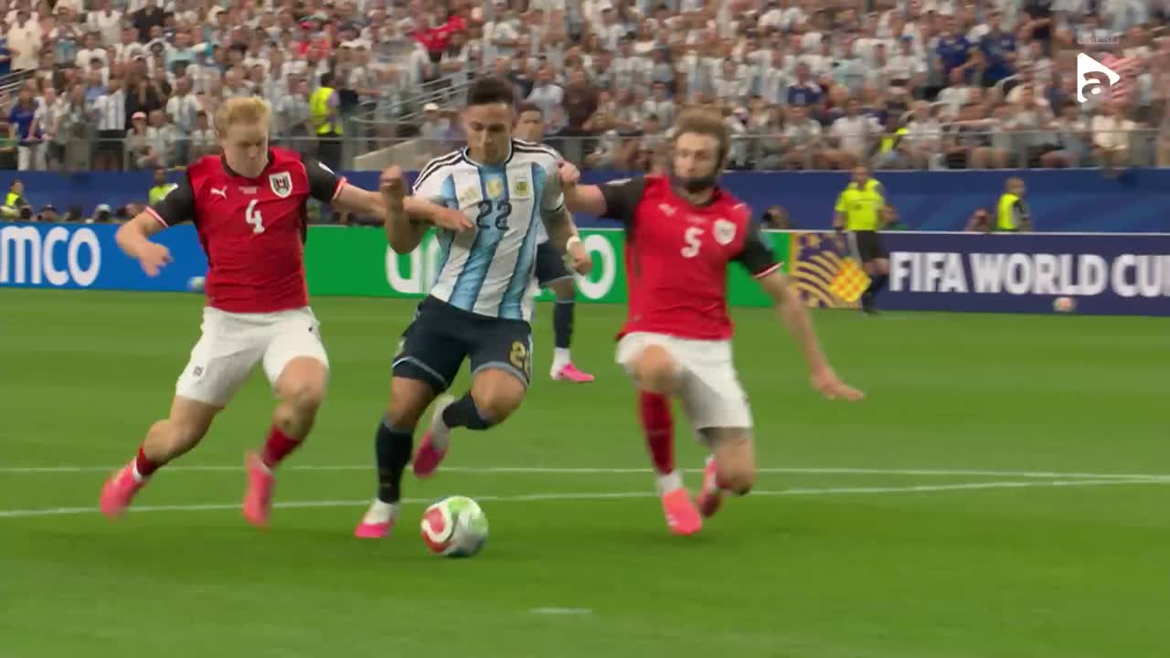 Intervenție decisivă a lui Xaver Schlager după o fază periculoasă a argentinienilor | Argentina - Austria