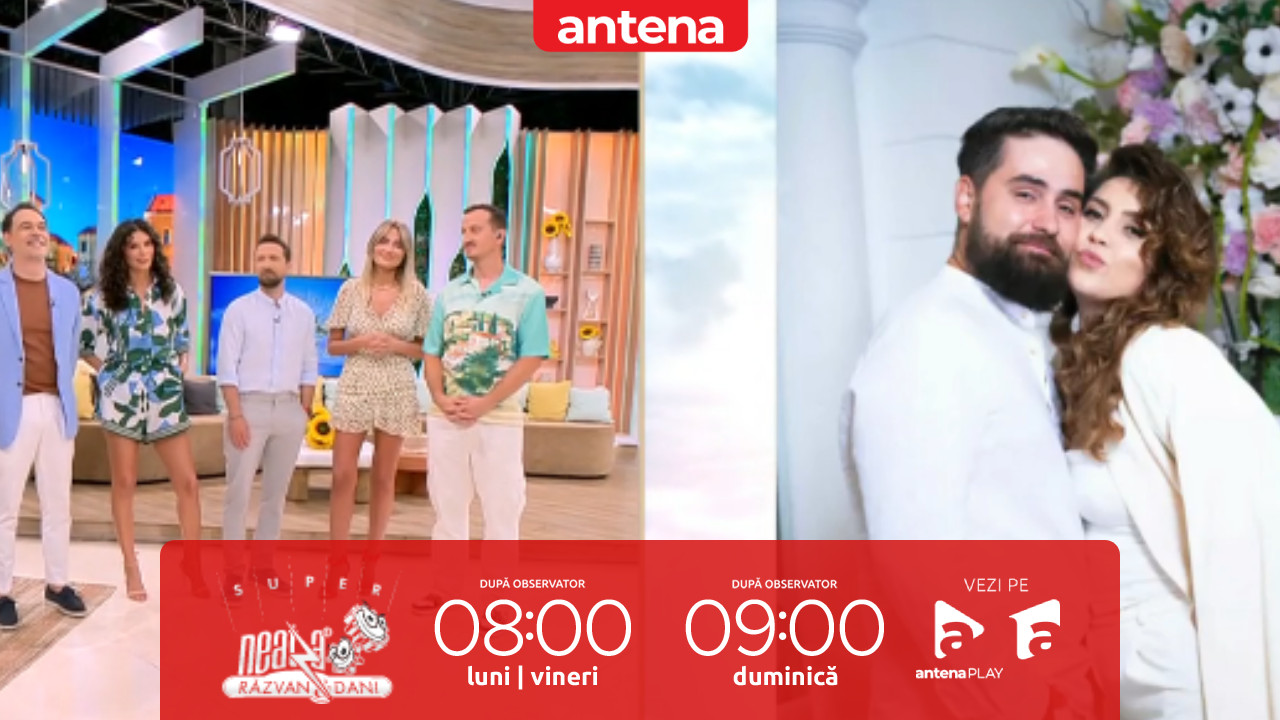 Super Neatza. La mulți ani, Elena și Alexandru!