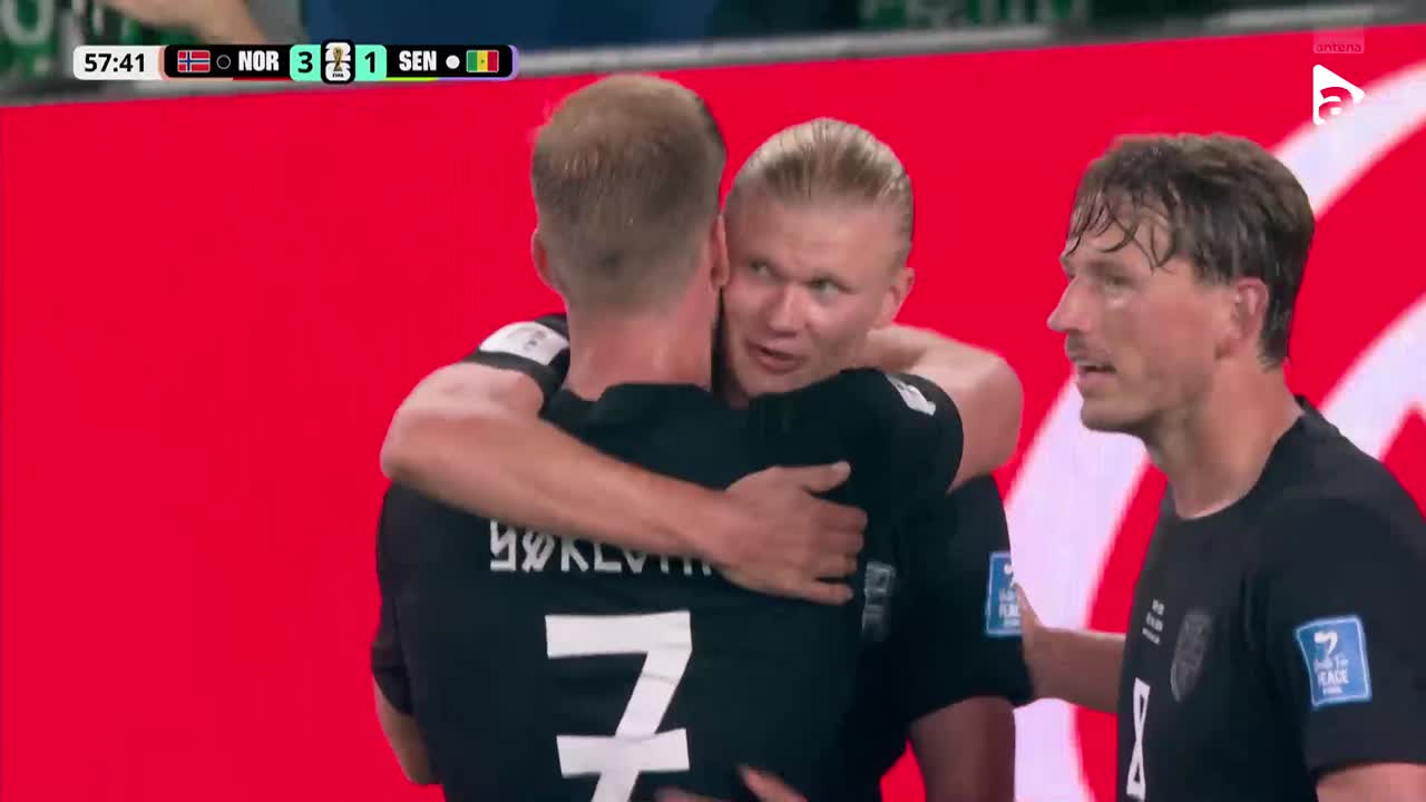 Erling Haaland reușește dubla cu un gol spectaculos | Norvegia - Senegal