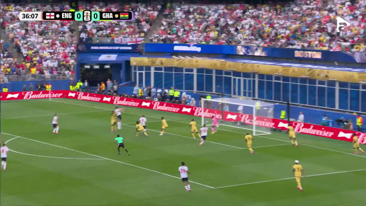 Ocazie uriașă pentru englezi! Declan Rice ratează după centrarea lui Noni Madueke | Anglia - Ghana