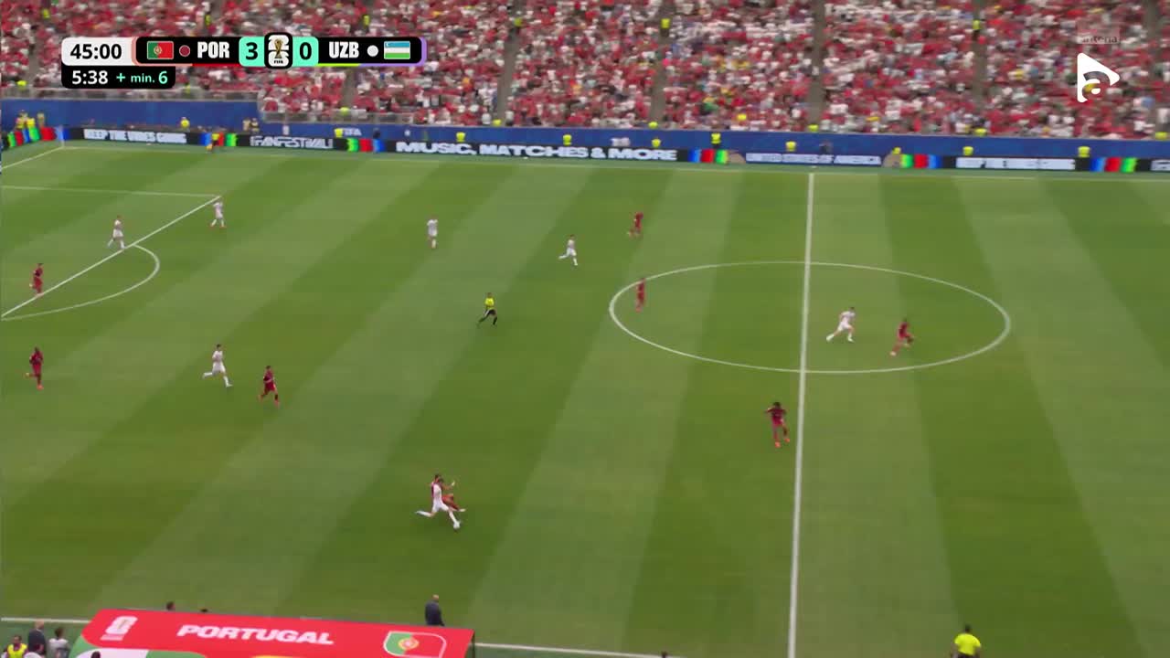 Cristiano Ronaldo aproape de gol, dar Abdukodir Khusanov salvează incredibil | Portugalia - Uzbekistan