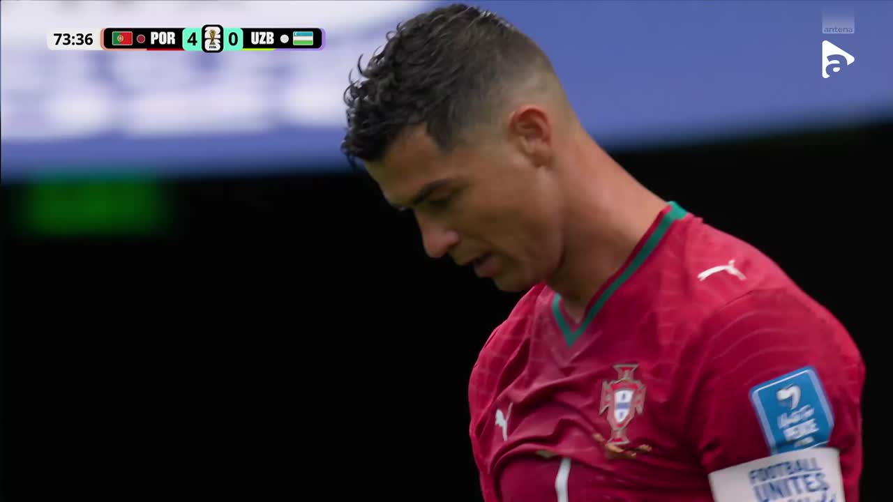 Cristiano Ronaldo, aproape de hat-trick! Abduvohid Nematov intervine excelent | Portugalia - Uzbekistan