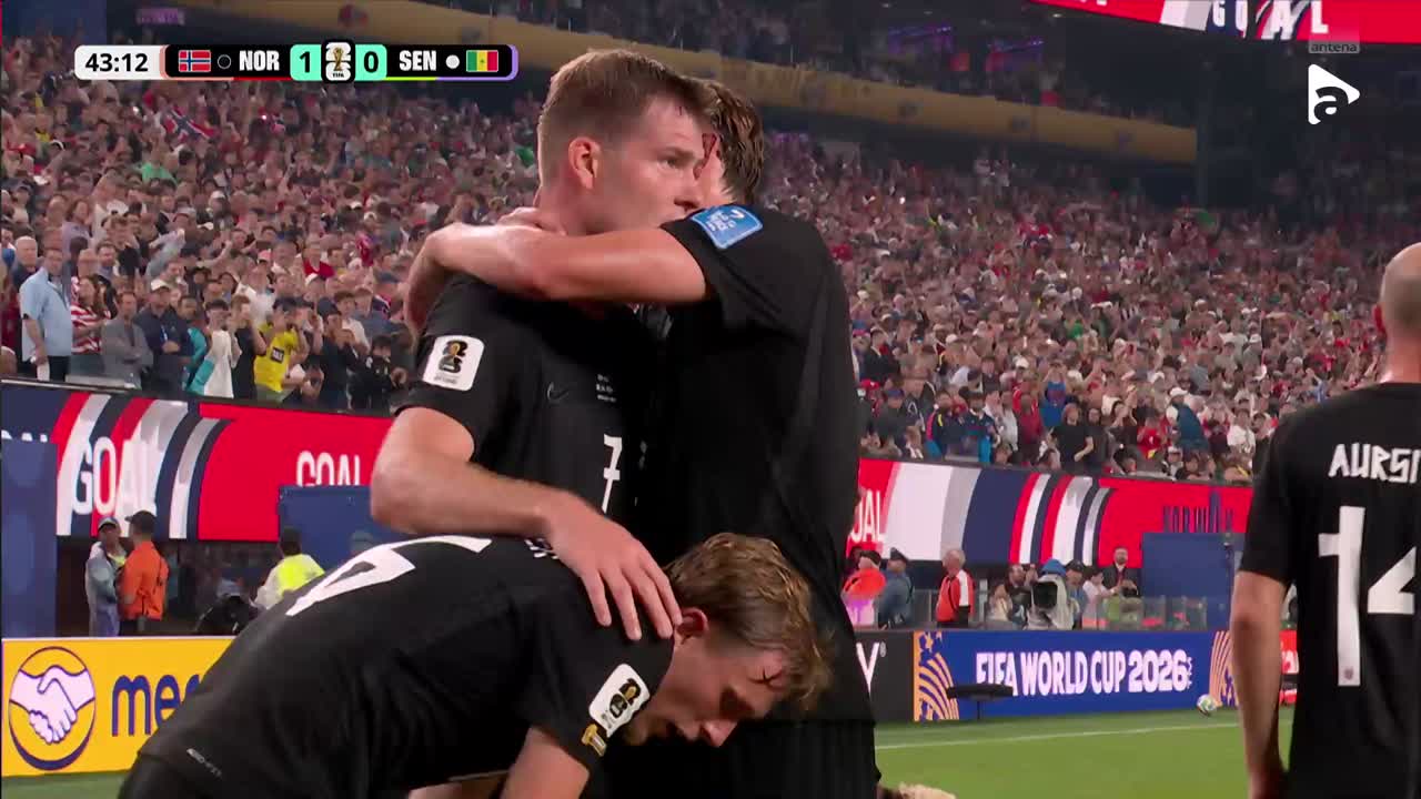 Mats Pedersen profită de eroarea apărării și deschide scorul | Norvegia - Senegal